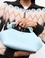 Bolso Bou Ganni azul hielo